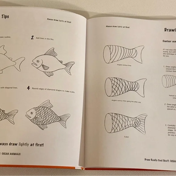 Draw Really Cool Stuff Kids Drawing Book Step by Step Hinkler Like New - Picture 5 of 16